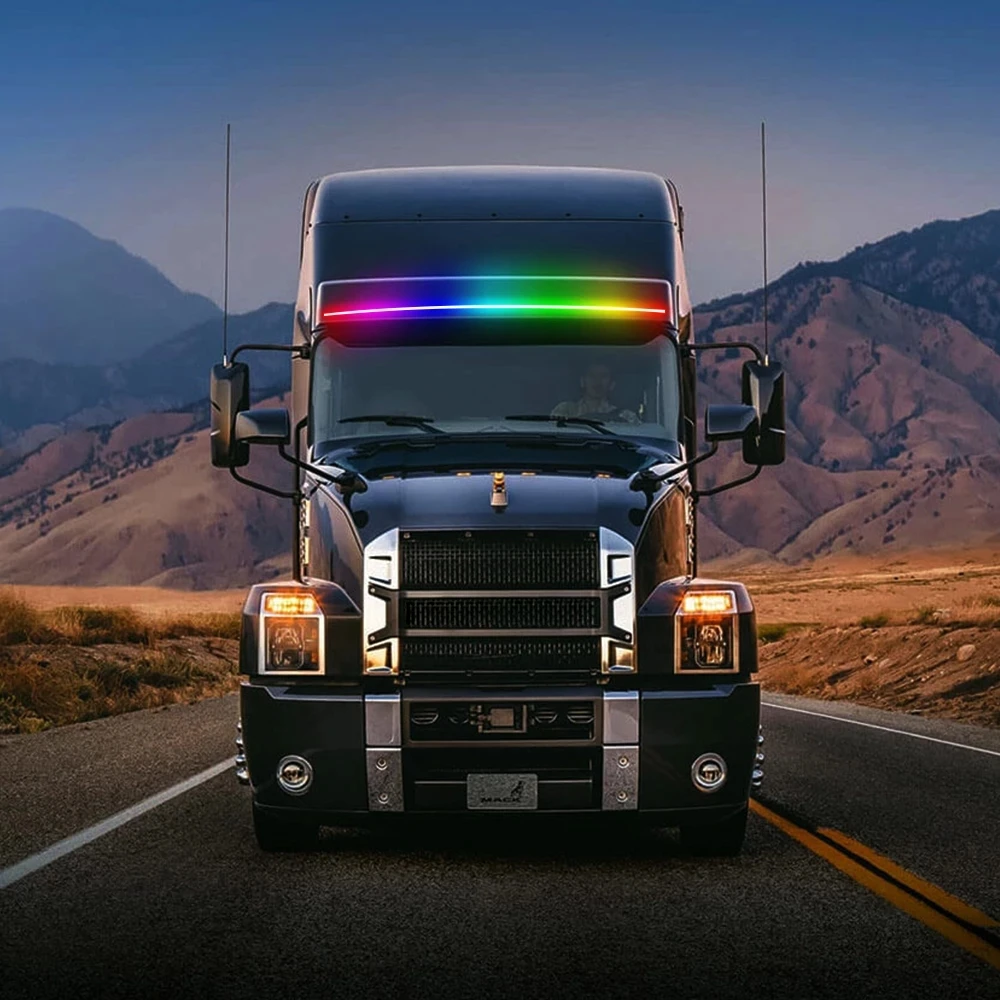 

OKEEN 24V 5050SMD LED Strip Light For Van Truck Auto Daytime Running Light Headlight Tailgate Lamp DRL Flexible Dynamic Streamer