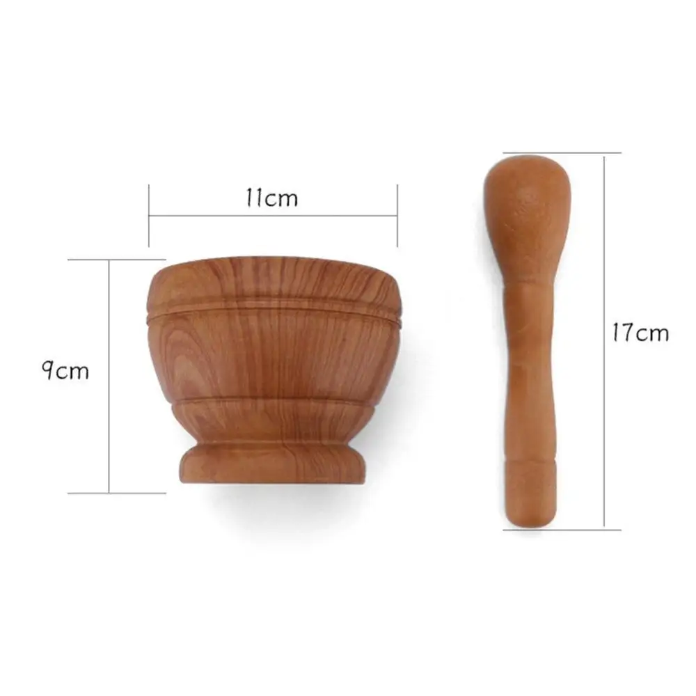 

1PCS Mortar Pestle Spice Crusher Resin Bowl Foods Pepper Ginger Tool Garlic Grinder Spices Herbs Tool Kitchen T9Z0