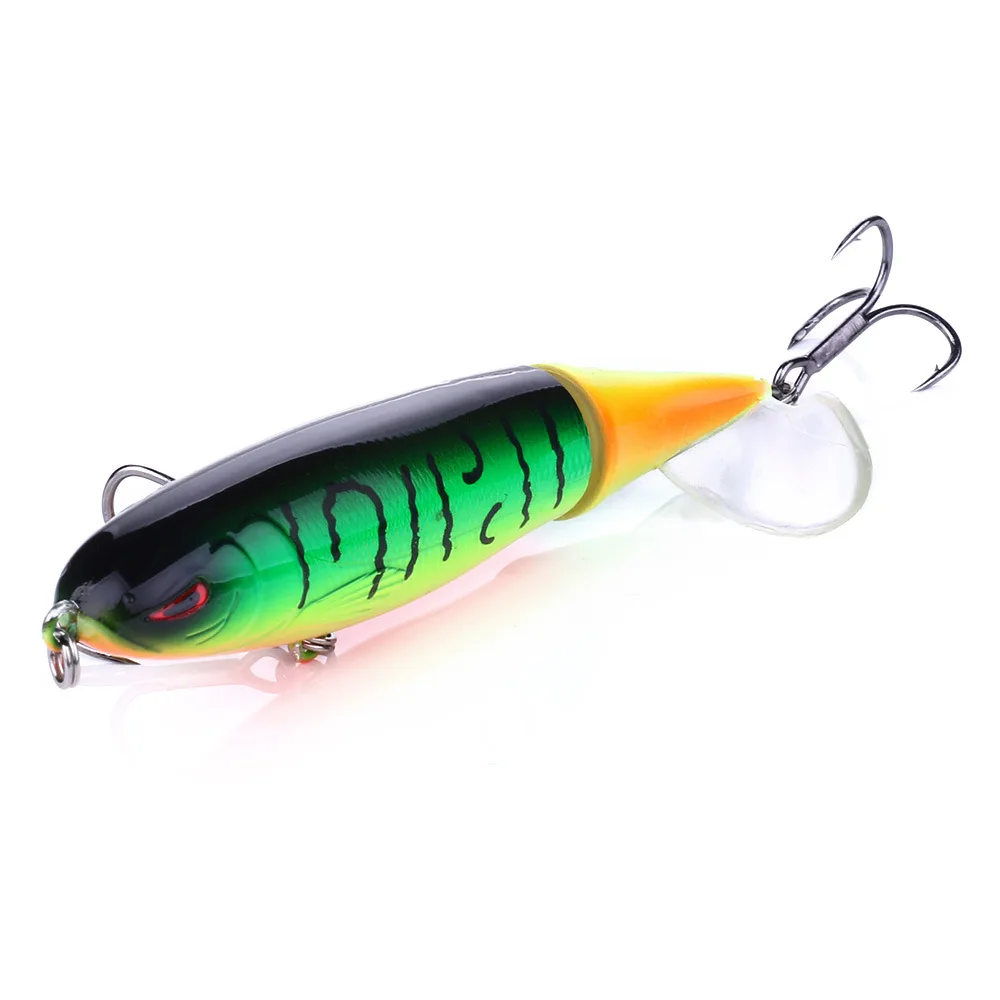 Whopper Popper 10cm/13g Topwater Fishing Lure Artificial Bait Hard Plopper Soft Rotating Tail Fishing Tackle Hooks 1pcs
Whopper Popper 10cm/13g Topwater Fishing Lure Artificial Bait Hard Plopper Soft Rotating Tail Fishing Tackle Hooks 1pcs