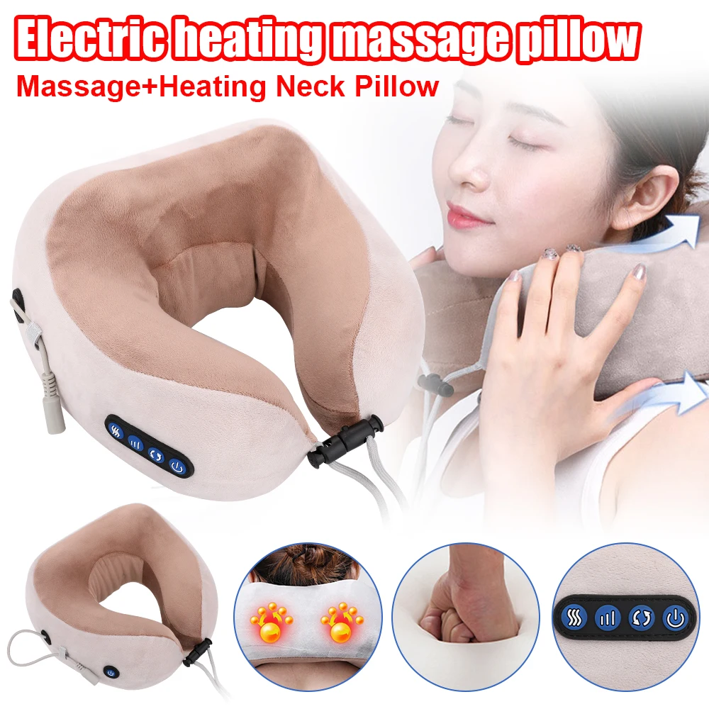 Electric Neck Massager Pillow U shaped Multifunctional Portable Shoulder Cervical Massager Outdoor Home Car Relaxing Massager
Electric Neck Massager Pillow U shaped Multifunctional Portable Shoulder Cervical Massager Outdoor Home Car Relaxing Massager