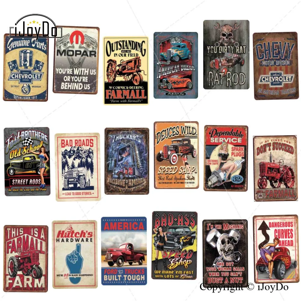 Vintage Metal Poster Tin Sign Man Cave Garage Rusty Decor Metal Car Plate Old Fashion Wall Signs Home Art Painting 
Vintage Metal Poster Tin Sign Man Cave Garage Rusty Decor Metal Car Plate Old Fashion Wall Signs Home Art Painting