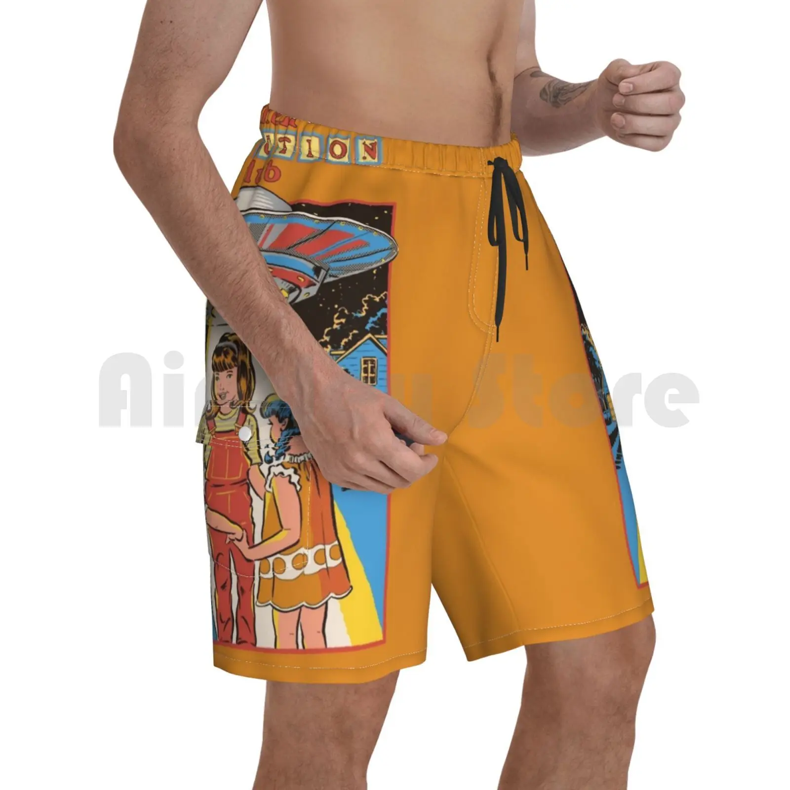 Abduction Club Beach Shorts Men Beach Pants Swimwear Humor Ufo Sci Fi Science Fiction 80s Vintage Retro Books 70s
Abduction Club Beach Shorts Men Beach Pants Swimwear Humor Ufo Sci Fi Science Fiction 80s Vintage Retro Books 70s