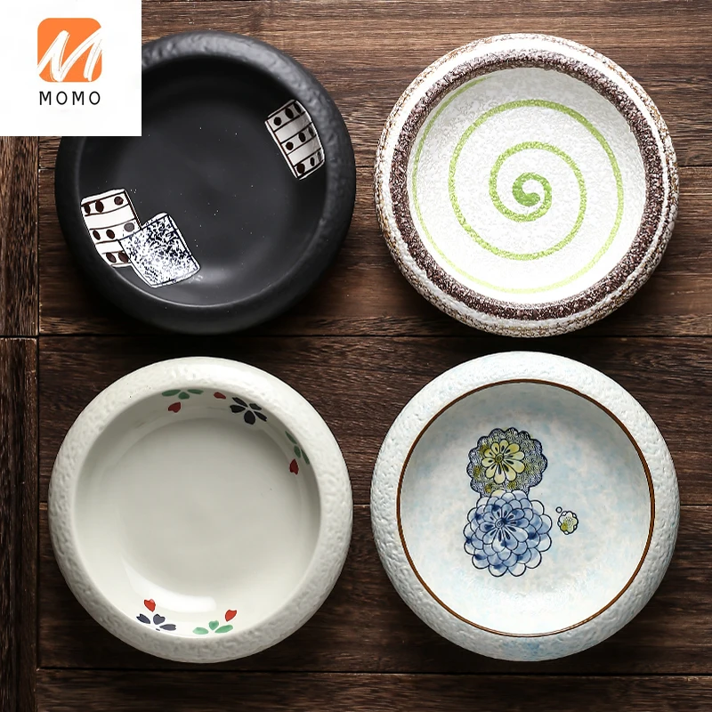 Japanese-Style Painted Ceramic Creative Bowl Bowl Ice Plate Sashimi Plate Special Restaurant Cuisine round Bowl Bowl
Japanese-Style Painted Ceramic Creative Bowl Bowl Ice Plate Sashimi Plate Special Restaurant Cuisine round Bowl Bowl