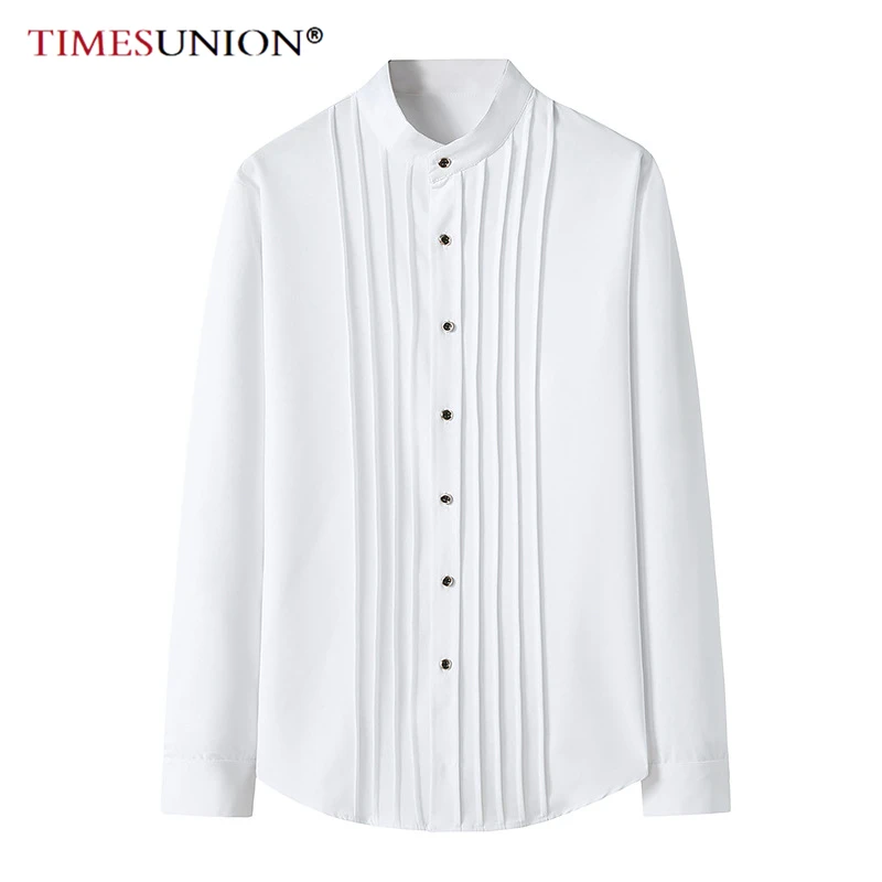 White Shirt Men Tuxedo Shirts Bridegroom Wedding Shirts Long Sleeve Slim Fit Casual Mens Dress Shirts
White Shirt Men Tuxedo Shirts Bridegroom Wedding Shirts Long Sleeve Slim Fit Casual Mens Dress Shirts