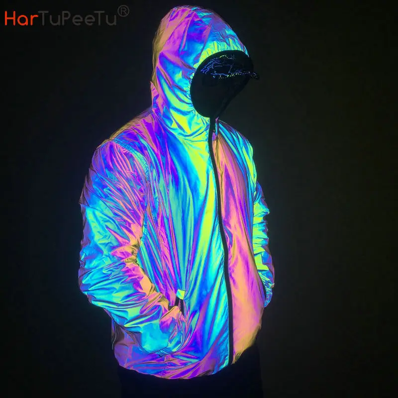 Men Waterproof Jacket Cool Rainbow Colorful High Reflective Cycling Jacket Bike Coat Women Autumn Winter Night Sport Outwear
Men Waterproof Jacket Cool Rainbow Colorful High Reflective Cycling Jacket Bike Coat Women Autumn Winter Night Sport Outwear