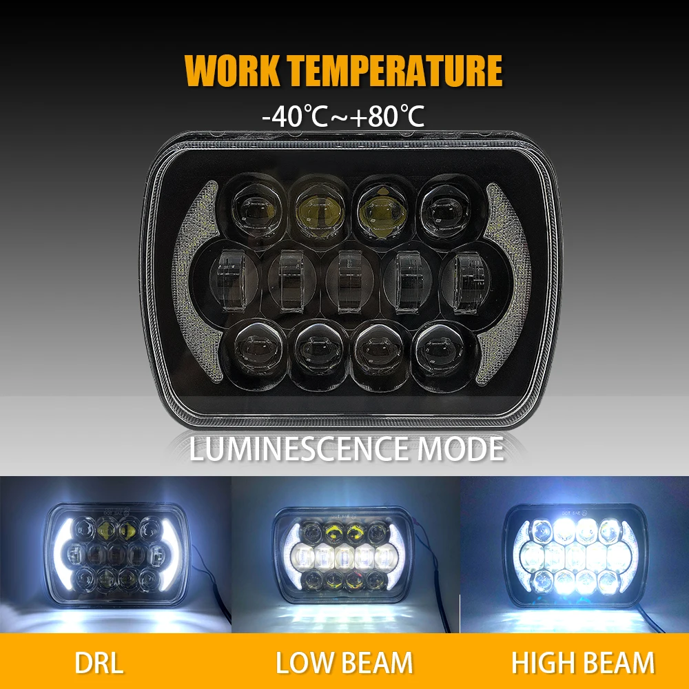new 5x7 inch 7'' Square headlight Hi/Lo Beam for 1986-1995 for Jeep Wrangler YJ and 1984-2001 Jeep Cherokee XJ
new 5x7 inch 7'' Square headlight Hi/Lo Beam for 1986-1995 for Jeep Wrangler YJ and 1984-2001 Jeep Cherokee XJ