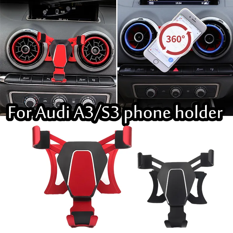 Car Phone Holder Car Air Vent Gravity Linkage Phone Holder Auto Lock Car Mobile Phone Stand For Audi A3 S3
Car Phone Holder Car Air Vent Gravity Linkage Phone Holder Auto Lock Car Mobile Phone Stand For Audi A3 S3