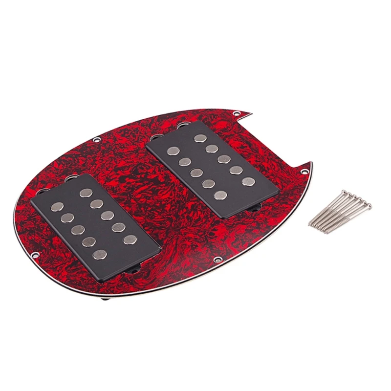 831C Portable Loaded Prewired Pickguard Pickups Humbucker Plate Set for Electric Guitar Replacement Accessories Pick Guard
831C Portable Loaded Prewired Pickguard Pickups Humbucker Plate Set for Electric Guitar Replacement Accessories Pick Guard