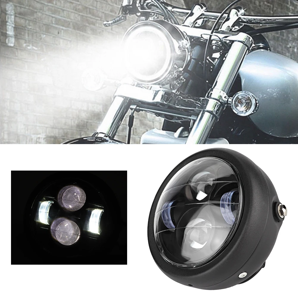 Universal DC 12V Vintage Round Motorcycle LED Headlight Lamp Modification Accessory Fit for most of motorcycle 
Universal DC 12V Vintage Round Motorcycle LED Headlight Lamp Modification Accessory Fit for most of motorcycle