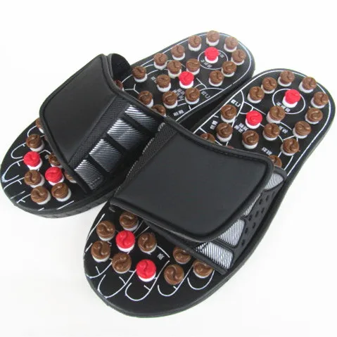 1 Pair Reflexology Sandals Foot Massager Slippers Acupressure Acupuncture Shoes Tai Chi Massage 
1 Pair Reflexology Sandals Foot Massager Slippers Acupressure Acupuncture Shoes Tai Chi Massage