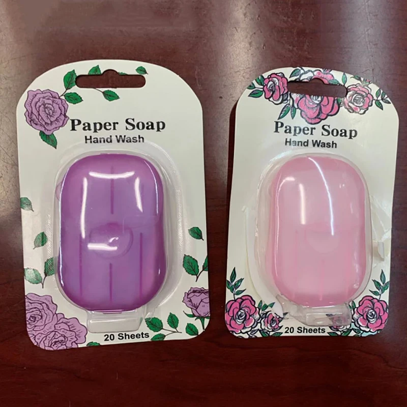 20pcs Disposable Soap Paper Portable Hand Washing Box Scented Slice Sheets 6*4cm Color Random
20pcs Disposable Soap Paper Portable Hand Washing Box Scented Slice Sheets 6*4cm Color Random