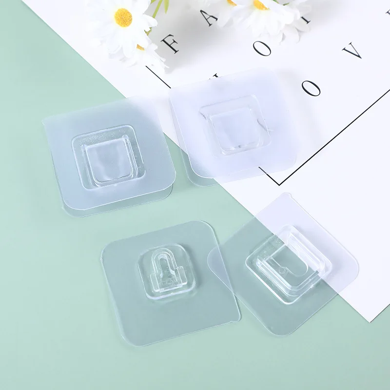 5/10 Pairs Double-Sided Adhesive Wall Hook Hanger Punch-Free Kitchen Bathroom Transparent Suction Cup Sucker Storage Holder Hook
5/10 Pairs Double-Sided Adhesive Wall Hook Hanger Punch-Free Kitchen Bathroom Transparent Suction Cup Sucker Storage Holder Hook
