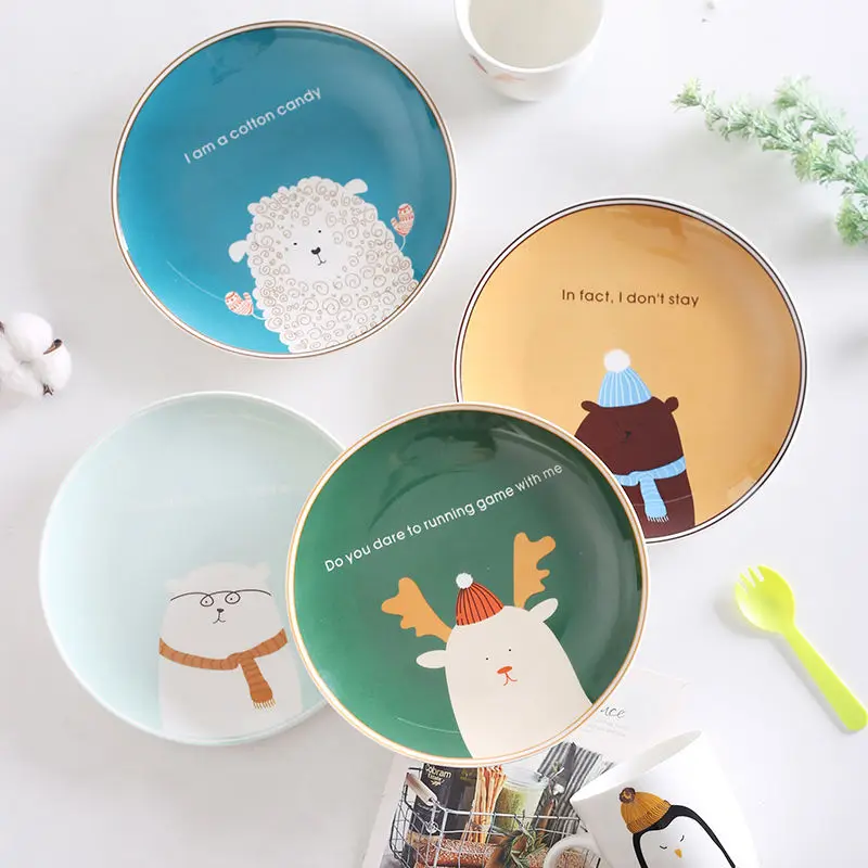 Ceramic plate instagram creative web celebrity fruit plate cartoon 8-inch ceramic breakfast plate cute Japanese cutlery
Ceramic plate instagram creative web celebrity fruit plate cartoon 8-inch ceramic breakfast plate cute Japanese cutlery