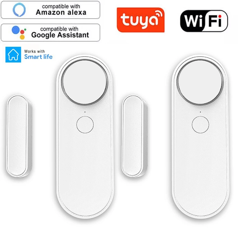 Смарт-детекторы открытия/закрытия двери Tuya, Wi-Fi, домашняя сигнализация, уведомления, совместим с приложением Alexa Google Home Tuya
Смарт-детекторы открытия/закрытия двери Tuya, Wi-Fi, домашняя сигнализация, уведомления, совместим с приложением Alexa Google Home Tuya