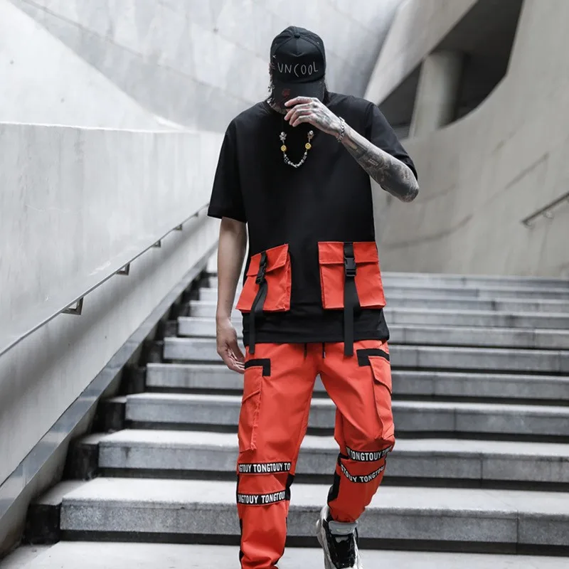 2021 New Summer Mens Casual Half Sleeve T-shirt Pockets Hip Hop Loose Fit Tees Tops Streetwear Pulllover Comfortable Tee Shirt
2021 New Summer Mens Casual Half Sleeve T-shirt Pockets Hip Hop Loose Fit Tees Tops Streetwear Pulllover Comfortable Tee Shirt