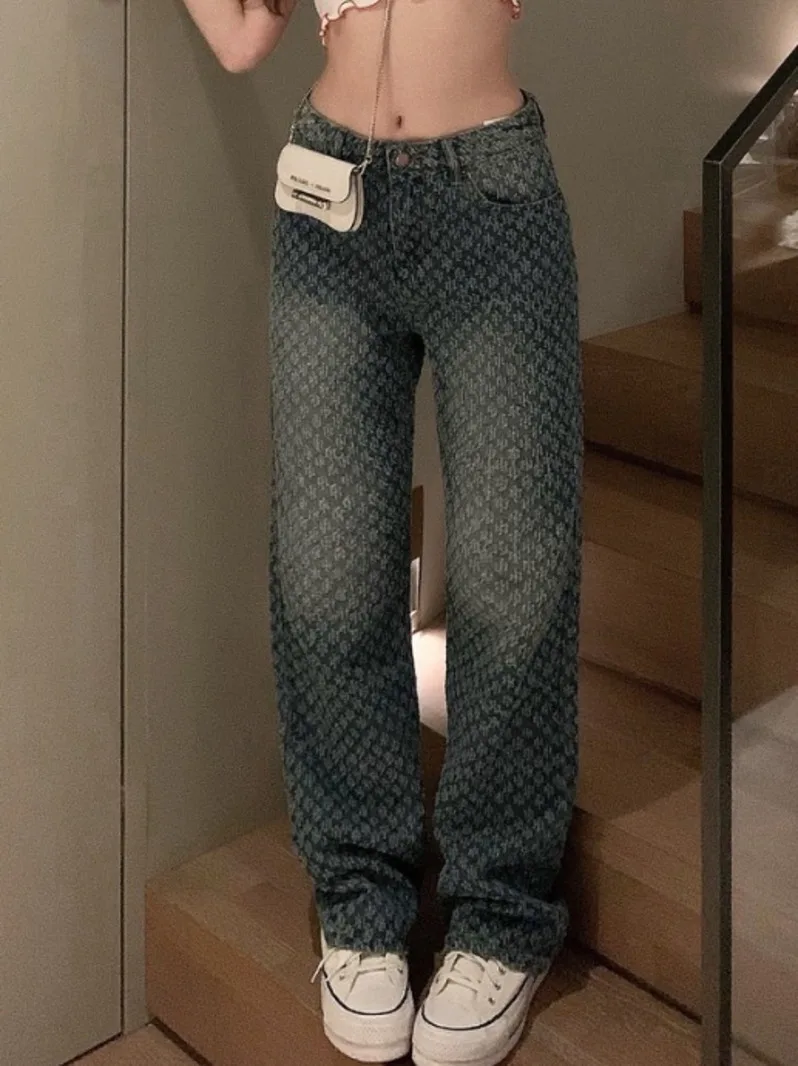 Jeans Women's High Waist Loose Straight Pants 2021 Summer New Washed Retro Drape Mopping High Quality Ladies Wide Leg Pants
Jeans Women's High Waist Loose Straight Pants 2021 Summer New Washed Retro Drape Mopping High Quality Ladies Wide Leg Pants