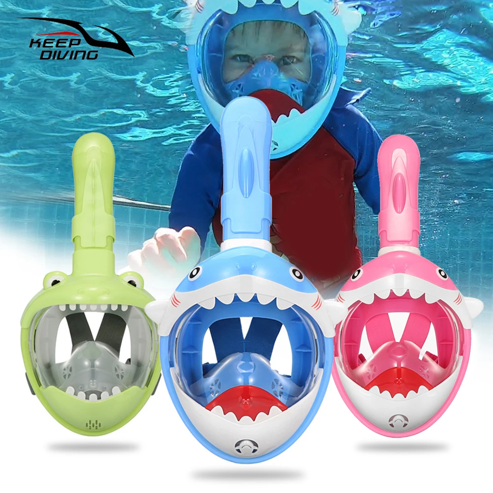 Kids Diving Full Face Mask Children Snorkeling Shield Boy Girl Cartoon Underwater Diving Mask Outdoor Pool Accessories 
Kids Diving Full Face Mask Children Snorkeling Shield Boy Girl Cartoon Underwater Diving Mask Outdoor Pool Accessories