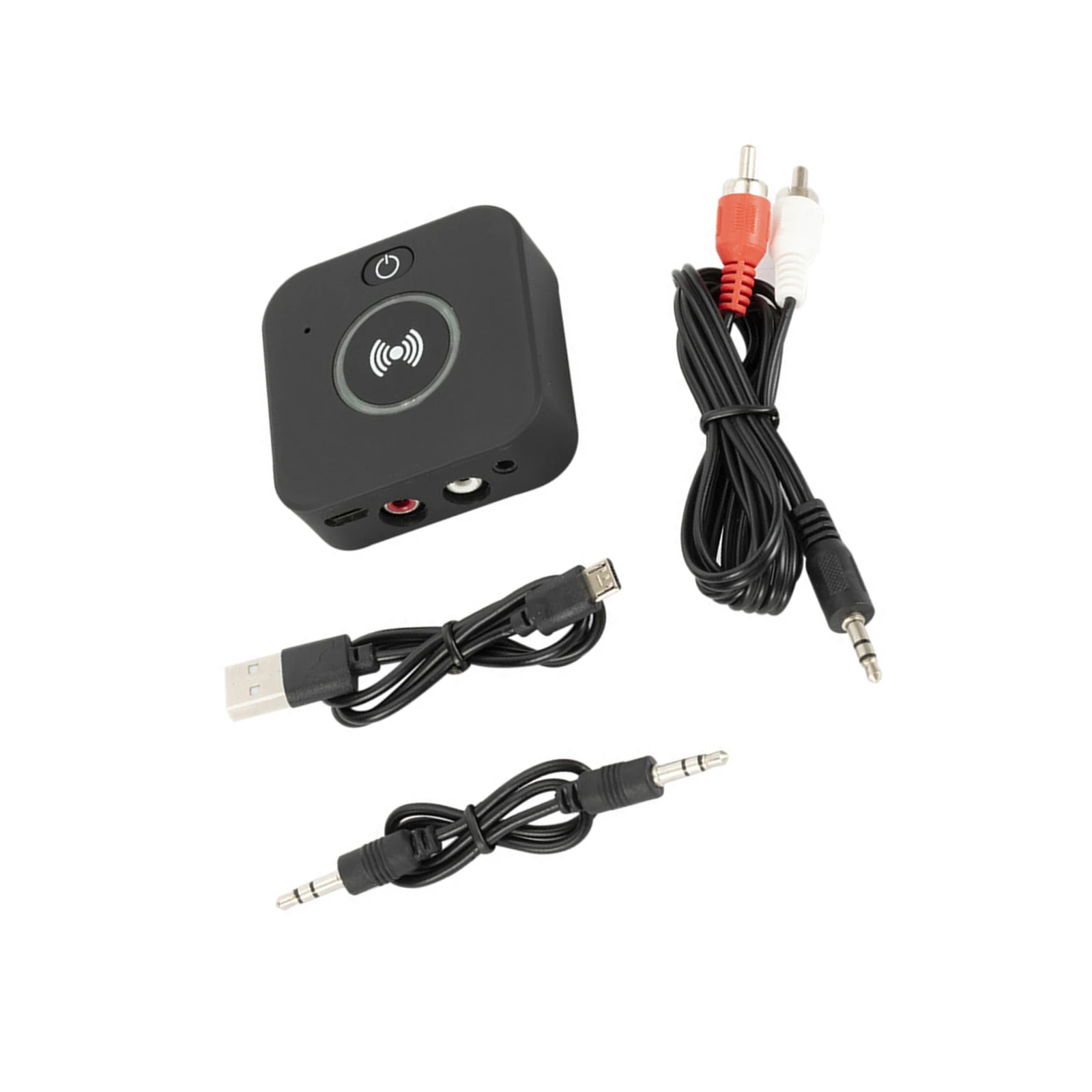 Wireless Audio Receiver Transmitter 3.5mm 2RCA Jack BT 5.0 Wireless HiFi Stereo Audio Adapter For Car Stereo Speaker Black
Wireless Audio Receiver Transmitter 3.5mm 2RCA Jack BT 5.0 Wireless HiFi Stereo Audio Adapter For Car Stereo Speaker Black