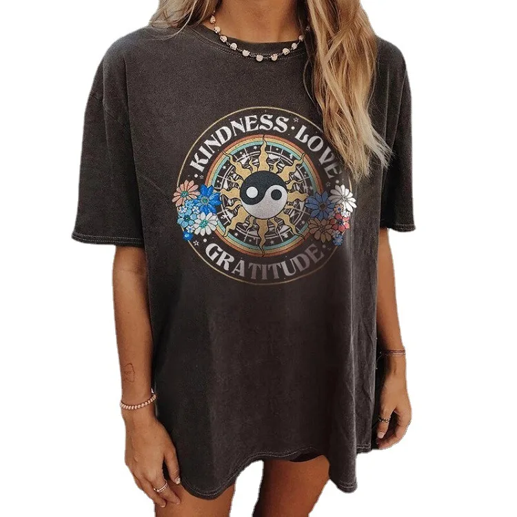 Eversea Round Collar Taiji Pattern Short Sleeve Chinese Element T-Shirt
Eversea Round Collar Taiji Pattern Short Sleeve Chinese Element T-Shirt