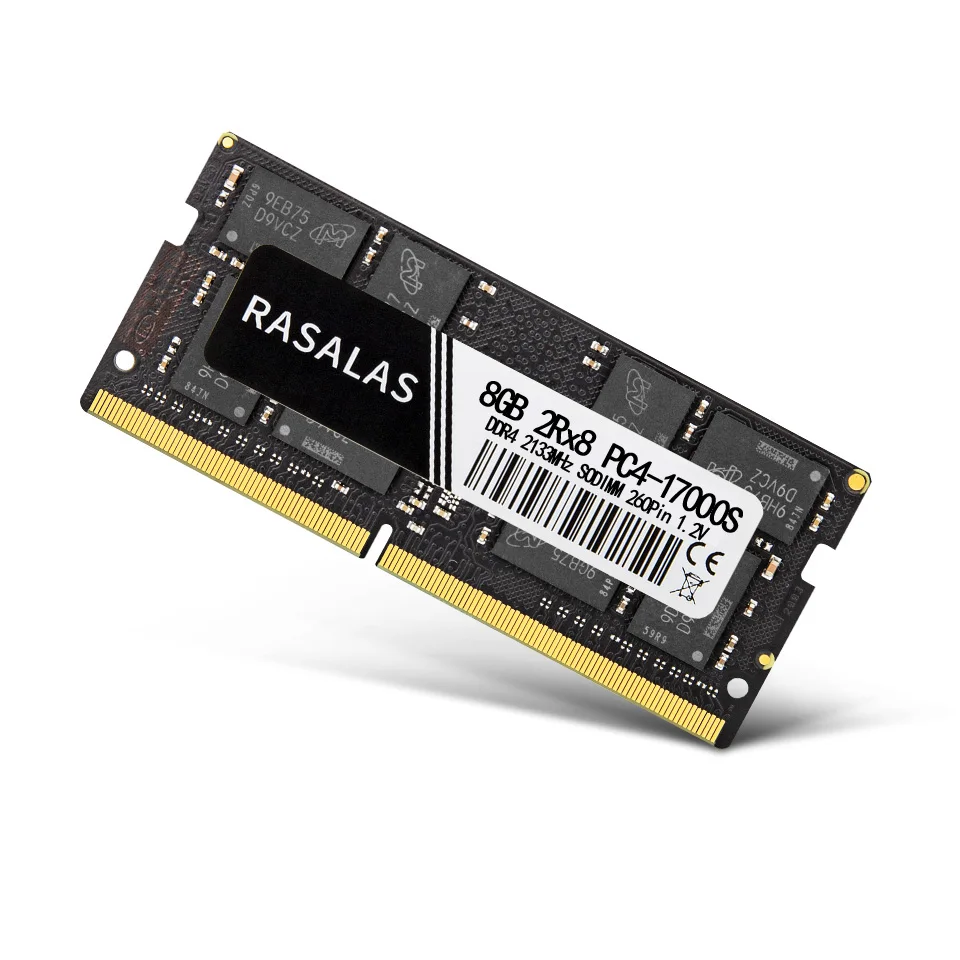 Оперативная память для ноутбука Rasalas DDR4 8G 2133 2400 2666 МГц 1RX8 2RX8 SODIMM 1 2 V PC4 оперативная