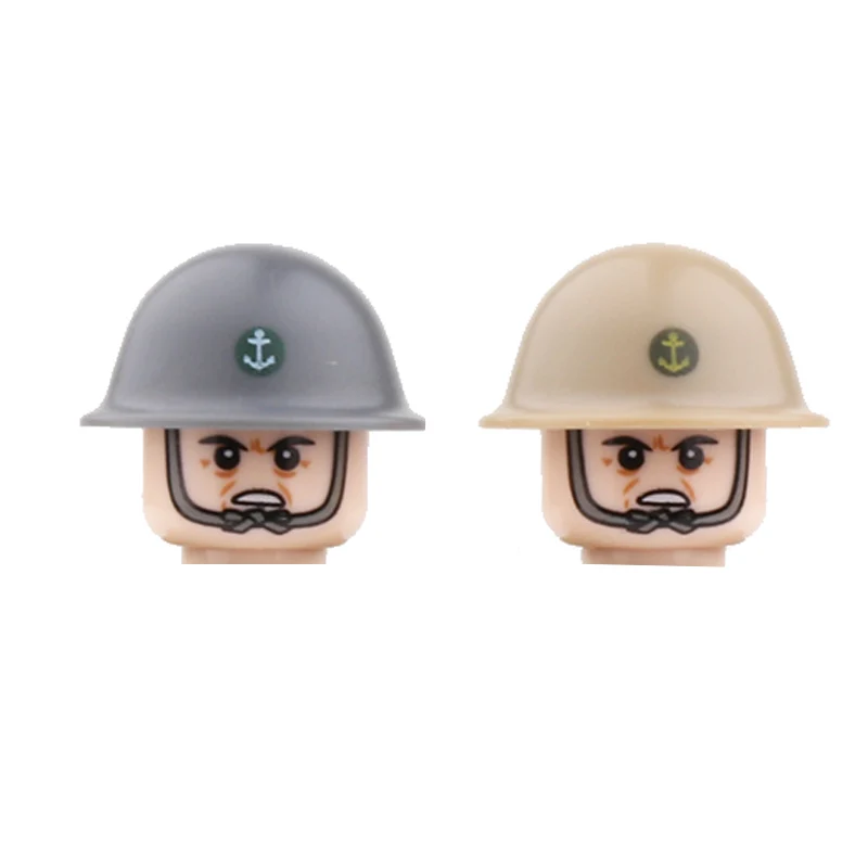 WW2 Japanese Marine Corps Soldier Southeast Asia Building Blocks Two Helmet Accessories Weapon Guns Bricks Toys For Children
WW2 Japanese Marine Corps Soldier Southeast Asia Building Blocks Two Helmet Accessories Weapon Guns Bricks Toys For Children