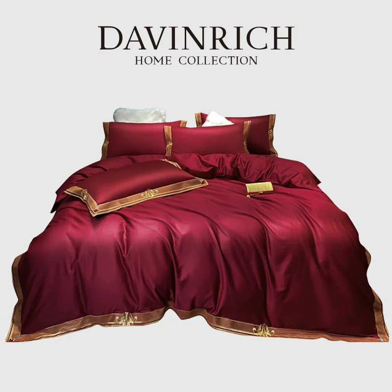 Комплект постельного белья DAVINRICH бордового и красного цвета, высококачественный вышитый Египетский хлопок, роскошный однотонный пододеяль...
Комплект постельного белья DAVINRICH бордового и красного цвета, высококачественный вышитый Египетский хлопок, роскошный однотонный пододеяль...
