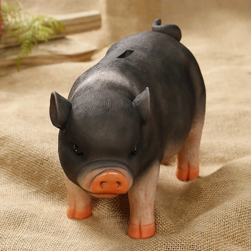 Children's Christmas gifts, Children's savings piggy bank collecting coins, beautifully decorated resin pig house coins.
Children's Christmas gifts, Children's savings piggy bank collecting coins, beautifully decorated resin pig house coins.