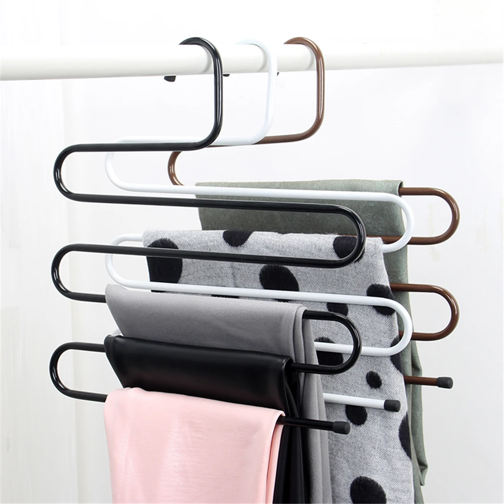 Pants Hanger Multifunctional Portable Stainless Steel Hanger for Clothes Trousers Dry Rack Organizer Household Accessories Tools
Pants Hanger Multifunctional Portable Stainless Steel Hanger for Clothes Trousers Dry Rack Organizer Household Accessories Tools