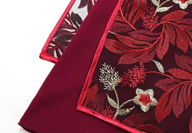 2018 Spring Fall Vintage Woman Clothes , Womens Wine Red Embroidery Cheongsam Dress , Chipao 5xl 2 Layers Dresses for Women
2018 Spring Fall Vintage Woman Clothes , Womens Wine Red Embroidery Cheongsam Dress , Chipao 5xl 2 Layers Dresses for Women