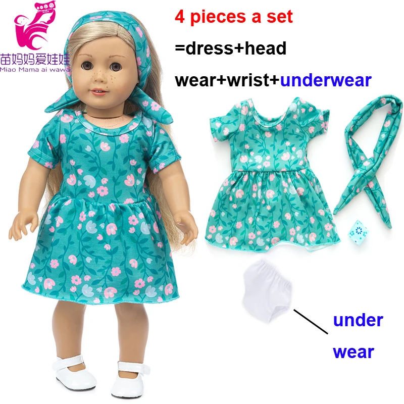 18 inch american generation girl doll clothes flower dress headwear wrist underwear 17 inch baby doll dress
18 inch american generation girl doll clothes flower dress headwear wrist underwear 17 inch baby doll dress