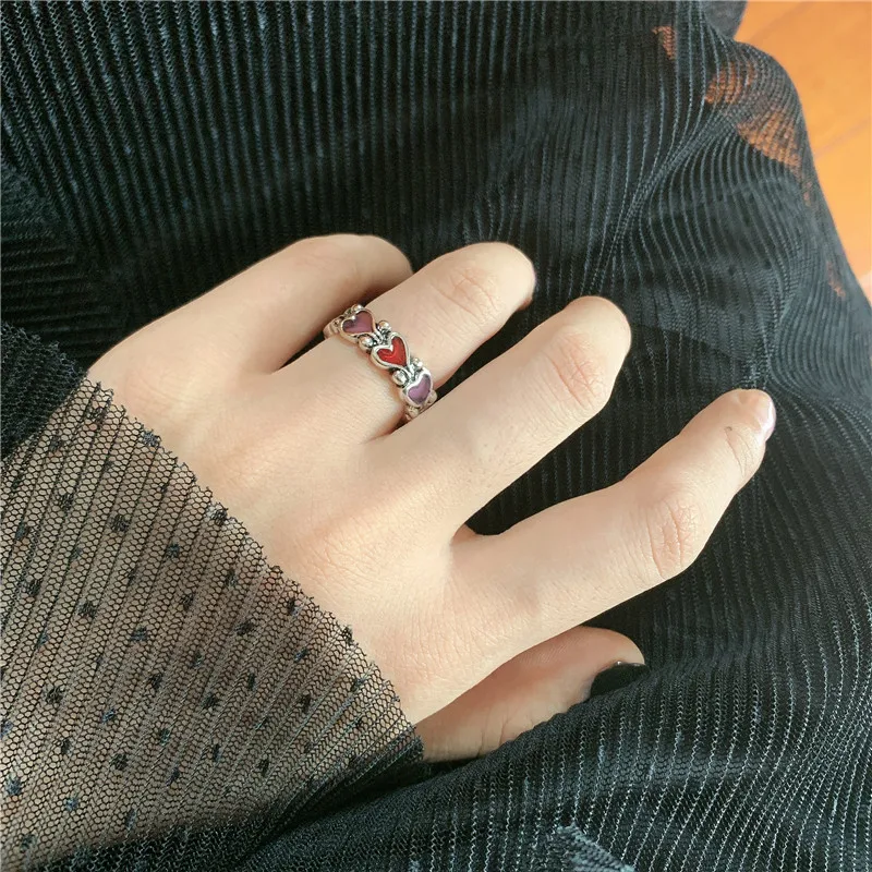 Hip-Hop Style Of Rock Sweet Love Ring Cold Wind Restoring Ancient Ways Of index Finger Ring Hipster Personality Wind Small Ring
Hip-Hop Style Of Rock Sweet Love Ring Cold Wind Restoring Ancient Ways Of index Finger Ring Hipster Personality Wind Small Ring