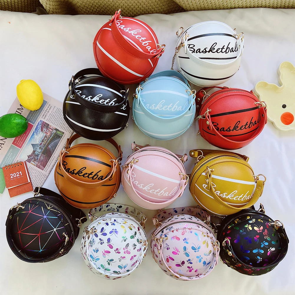 Fashion Women Printing Basketball Spherical Round Shoulder Crossbody Messenger Bag Ladies Casual PU Leather Chain Mini Handbags
Fashion Women Printing Basketball Spherical Round Shoulder Crossbody Messenger Bag Ladies Casual PU Leather Chain Mini Handbags