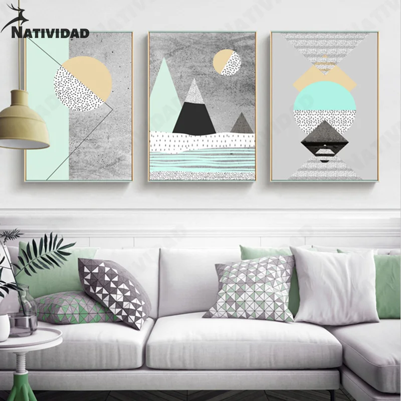 Modern Abstract Green Gray Mosaic Painting Sun Picture Canvas Painting Geometric Wall Art Picture Minimalism Poster Home Decor
Modern Abstract Green Gray Mosaic Painting Sun Picture Canvas Painting Geometric Wall Art Picture Minimalism Poster Home Decor