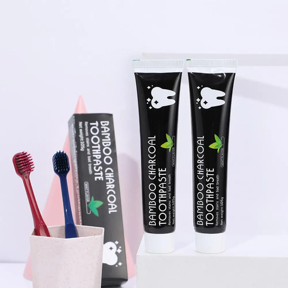 Activated Carbon Toothpaste Tooth Care Bamboo Natural Teeth Dental Toothpaste Whitening Hygien Charcoal Oral Activated 105g
Activated Carbon Toothpaste Tooth Care Bamboo Natural Teeth Dental Toothpaste Whitening Hygien Charcoal Oral Activated 105g