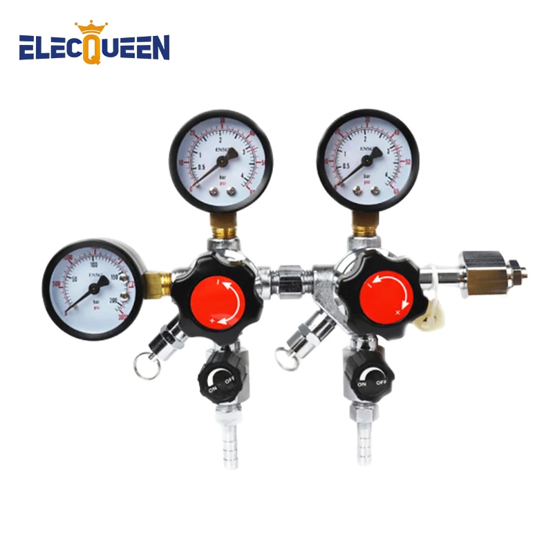 Dual Body Co2 Regulator,Homebrewing Kegerator Dual Guage 5/16'' Barbed Shuttoff Valve Sepatate Pressure Draft Beer Regulator
Dual Body Co2 Regulator,Homebrewing Kegerator Dual Guage 5/16'' Barbed Shuttoff Valve Sepatate Pressure Draft Beer Regulator