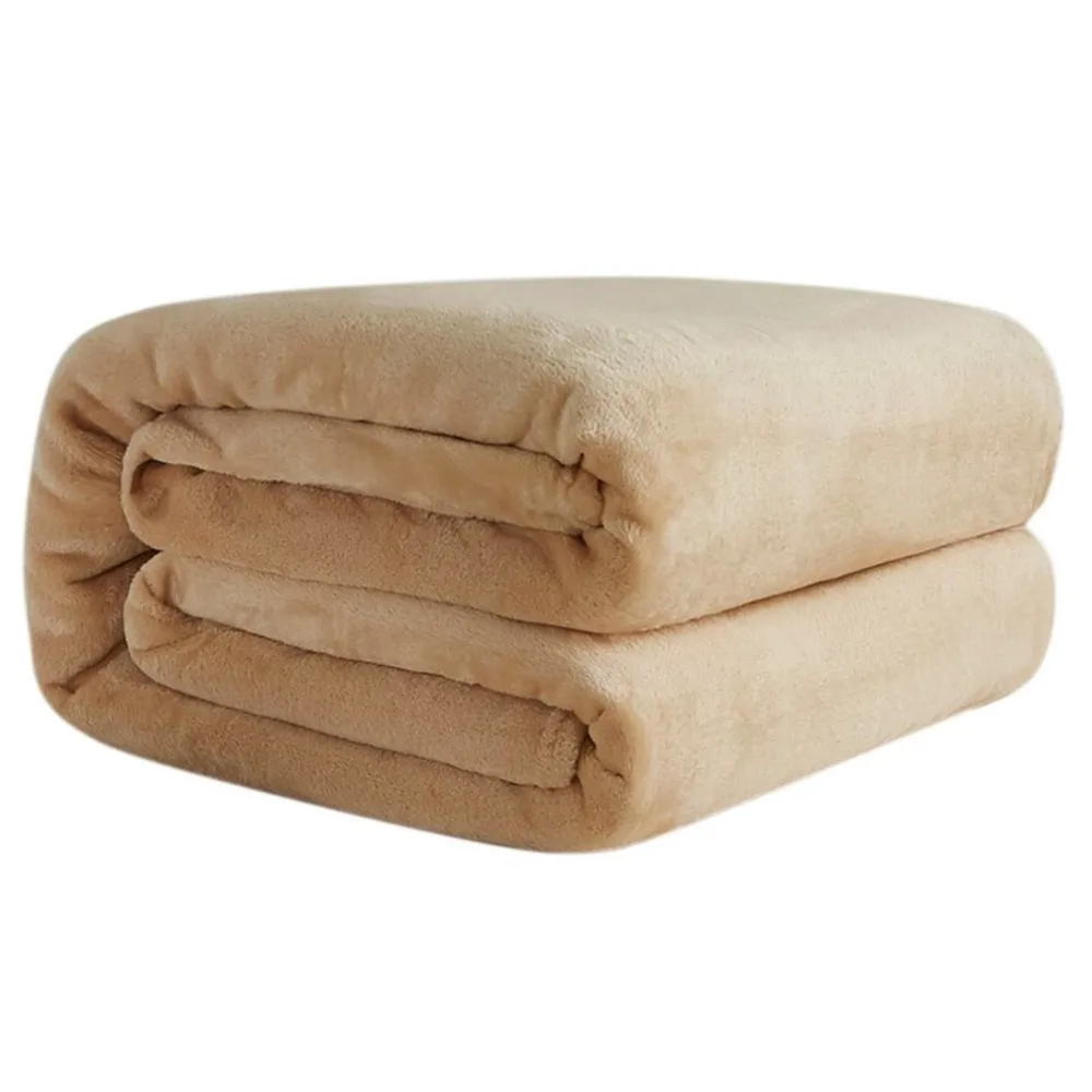 Super Soft Warm Coral Fleece Blanket Winter Sheet Solid Bedspread Sofa Throw Light Thin Mechanical Wash Flannel Blankets Plaids
Super Soft Warm Coral Fleece Blanket Winter Sheet Solid Bedspread Sofa Throw Light Thin Mechanical Wash Flannel Blankets Plaids