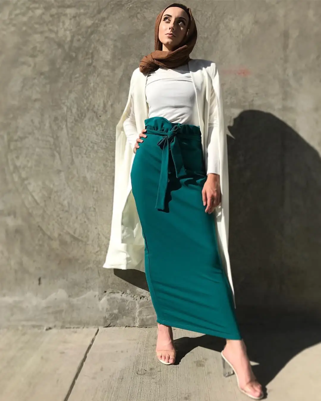 WEPBEL Spring and Autumn Fashion Lace Up High Waist Slim Pencil Skirt Women's Casual Solid Color Ruffles Skirt
WEPBEL Spring and Autumn Fashion Lace Up High Waist Slim Pencil Skirt Women's Casual Solid Color Ruffles Skirt
