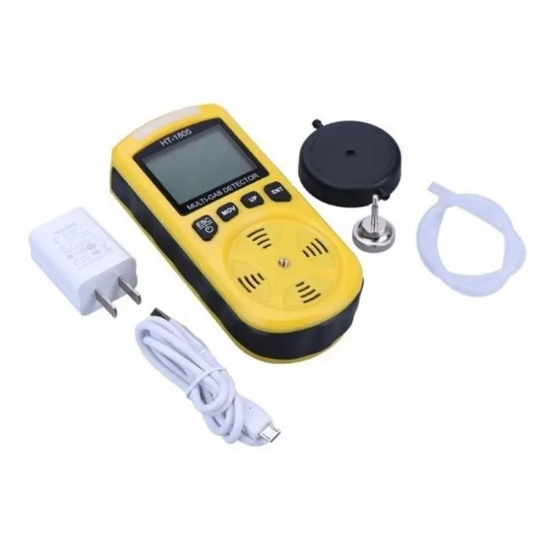 Portable H T-1805 4 in 1 O2 CO H2S Harmful Gas Analyzer Detector Gas Tester
Portable H T-1805 4 in 1 O2 CO H2S Harmful Gas Analyzer Detector Gas Tester