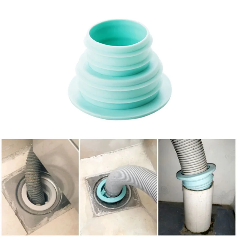 Silicone Sewer Pipe Seal Ring Plug Washer Drain Tube Seal Plug Ring For Bathroom Kitchen Cleaning Tools
Silicone Sewer Pipe Seal Ring Plug Washer Drain Tube Seal Plug Ring For Bathroom Kitchen Cleaning Tools
