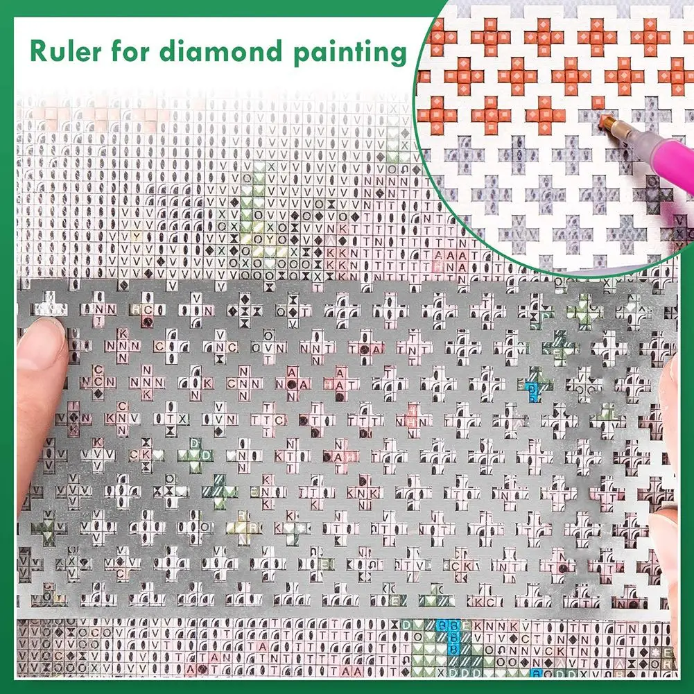 4X Square Painting Tool Ruler Stainless Steel DIY Drawing Ruler Blank Grids For Full Partial Drill Diamond Painting Accessories
4X Square Painting Tool Ruler Stainless Steel DIY Drawing Ruler Blank Grids For Full Partial Drill Diamond Painting Accessories