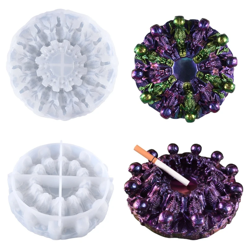 Skull Ashtray Silicone Mold Epoxy Resin Jewelry Mold Resin Casting Pendant Mold Suitable for Diy Resin Crafts
Skull Ashtray Silicone Mold Epoxy Resin Jewelry Mold Resin Casting Pendant Mold Suitable for Diy Resin Crafts