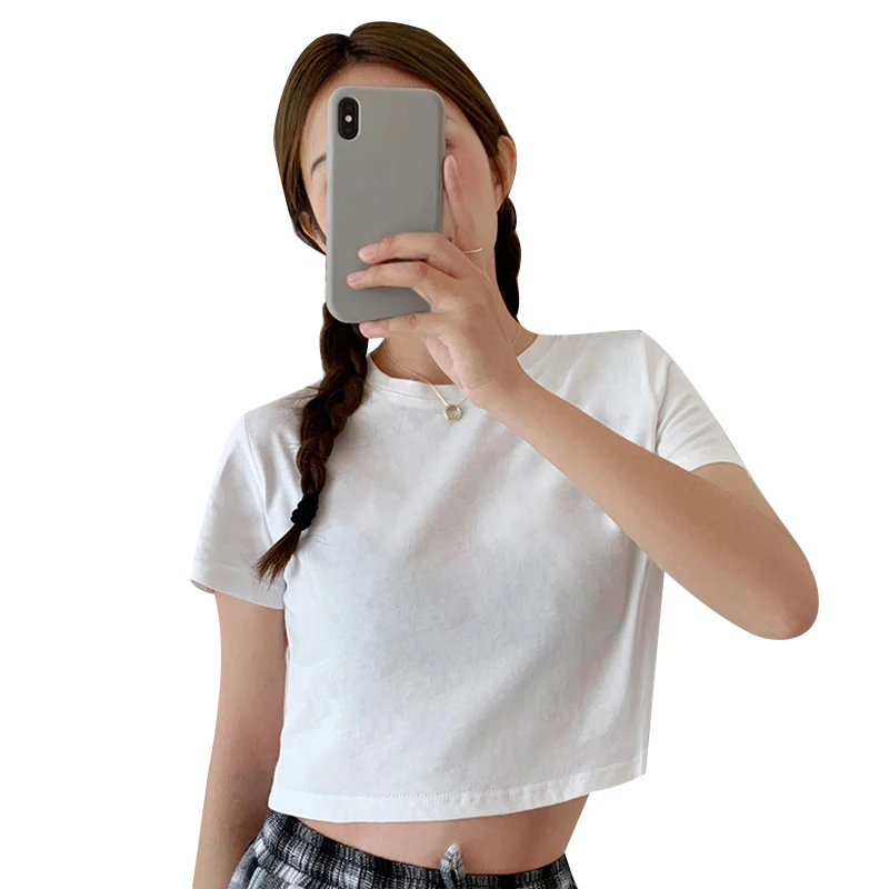 EHQAXIN 2021 Summer Women's Short-Sleeved T-Shirt Cropped Round Neck Short Loose Top Ladies Fashion All-Match Office Party S-XL
EHQAXIN 2021 Summer Women's Short-Sleeved T-Shirt Cropped Round Neck Short Loose Top Ladies Fashion All-Match Office Party S-XL