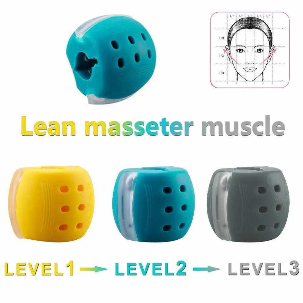 Jaw Exerciser Jawline Shaper Facial Chew Ball Double Chin Reducer Eliminator for Beginners Neck Muscle Natural Slim And Tone
Jaw Exerciser Jawline Shaper Facial Chew Ball Double Chin Reducer Eliminator for Beginners Neck Muscle Natural Slim And Tone