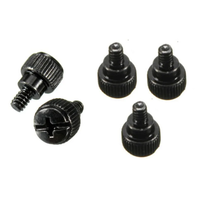 5pcs/lot Black Thumbscrews Head Thumb Screws Screw For Desktop Computer PC Case 6/32
5pcs/lot Black Thumbscrews Head Thumb Screws Screw For Desktop Computer PC Case 6/32