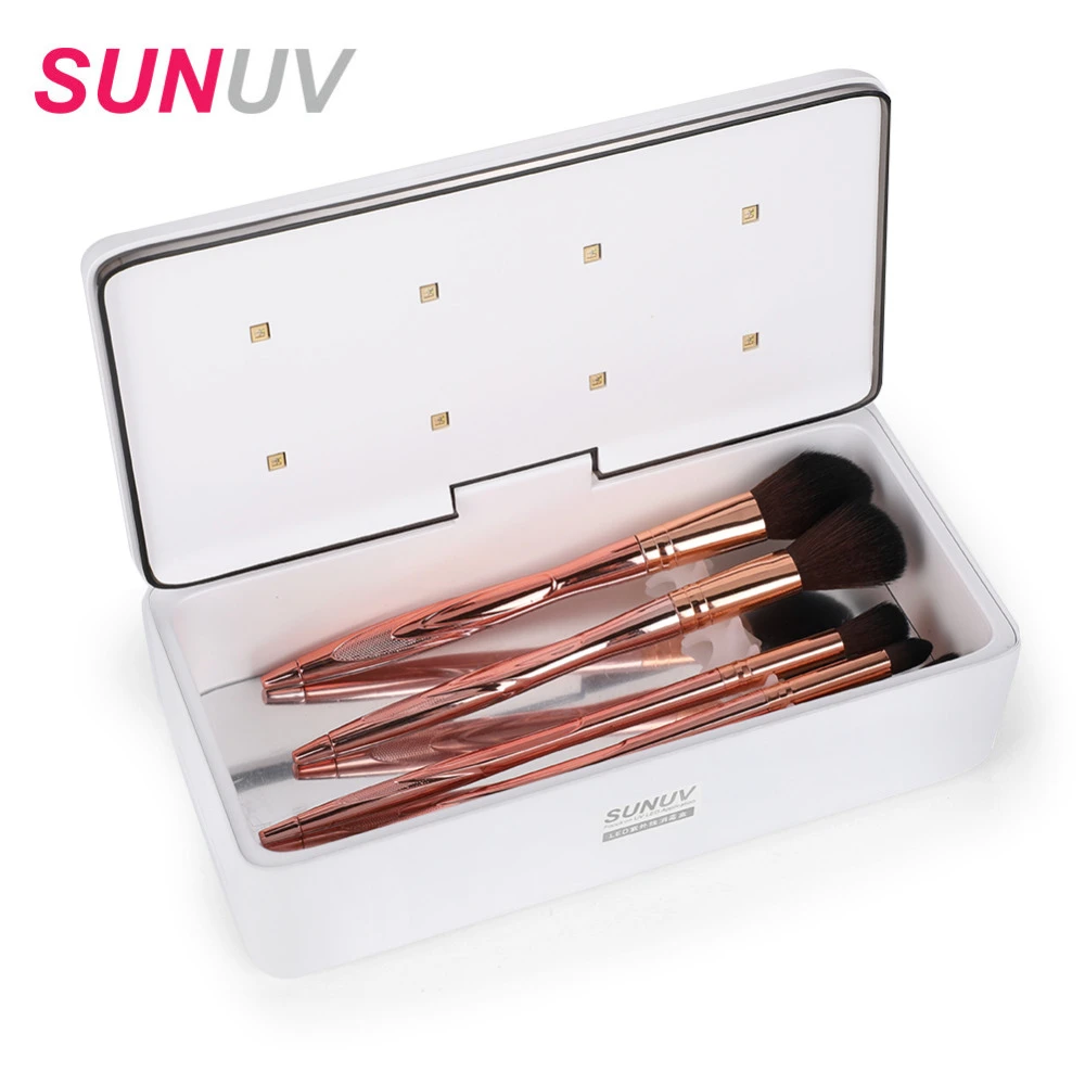 

Factory Price Makeup Tools UV Sterilizer Storage Box S1 S2 Portable Disinfection Box for Salon Nail Art Tools