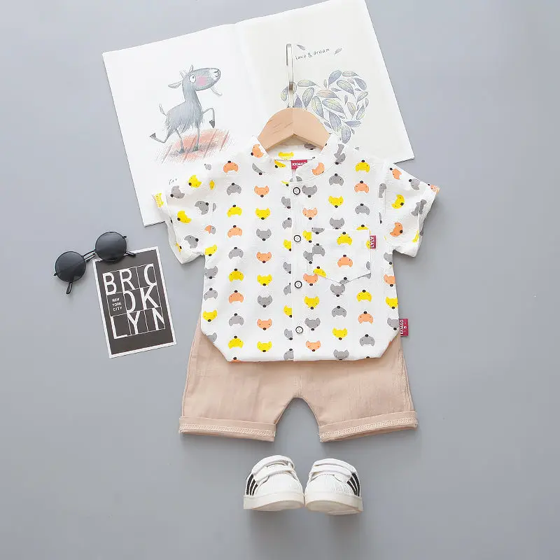 Hot Summer Baby Clothes Suit Children Boys Fashion Printed Shirt Shorts 2Pcs/sets Toddler Casual Clothing Infant Kids Tracksuits
Hot Summer Baby Clothes Suit Children Boys Fashion Printed Shirt Shorts 2Pcs/sets Toddler Casual Clothing Infant Kids Tracksuits