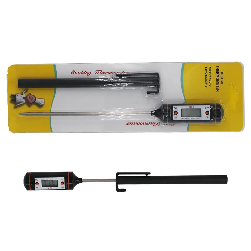 Digital Meat Thermometer Cooking Food Kitchen BBQ Probe Water Milk Oil Liquid Oven Digital Temperaure Sensor Meter
Digital Meat Thermometer Cooking Food Kitchen BBQ Probe Water Milk Oil Liquid Oven Digital Temperaure Sensor Meter