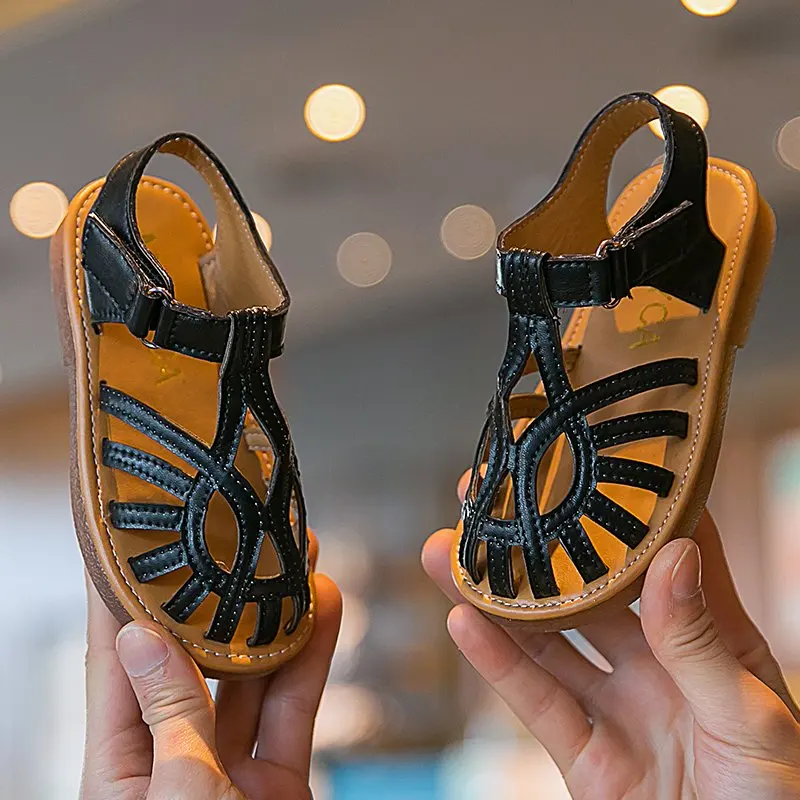 Summer Children Sandals Baby Girls Soft Lether Non-slip Princess ShoesToddler Kids Beach Shoes Casual Roman Slippers 2-15Y Flats
Summer Children Sandals Baby Girls Soft Lether Non-slip Princess ShoesToddler Kids Beach Shoes Casual Roman Slippers 2-15Y Flats
