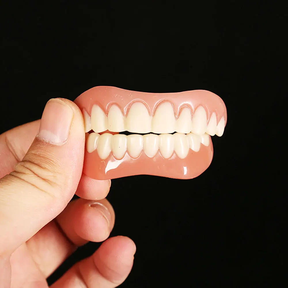 False Teeth Tooth Cover Perfect Laugh Veneers Denture Paste Cosmetic Fake Braces for Teeth Fake Tooth Cover Oral Hygiene Tool
False Teeth Tooth Cover Perfect Laugh Veneers Denture Paste Cosmetic Fake Braces for Teeth Fake Tooth Cover Oral Hygiene Tool