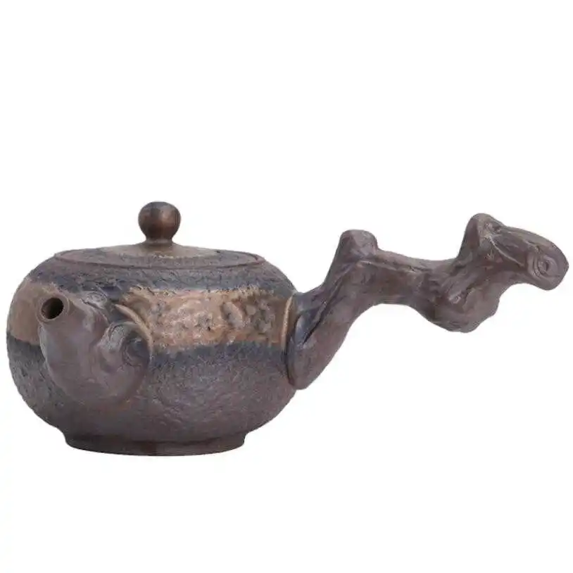 Dead Wood Side Handle Teapot Ceramic Antique Tea Pot Creative Pigmented Drinkware Chinese Kung Fu Tea Service
Dead Wood Side Handle Teapot Ceramic Antique Tea Pot Creative Pigmented Drinkware Chinese Kung Fu Tea Service